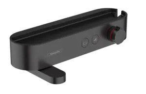 Смеситель Hansgrohe 24340670 для ванны, термостат, настенный, матовый черный