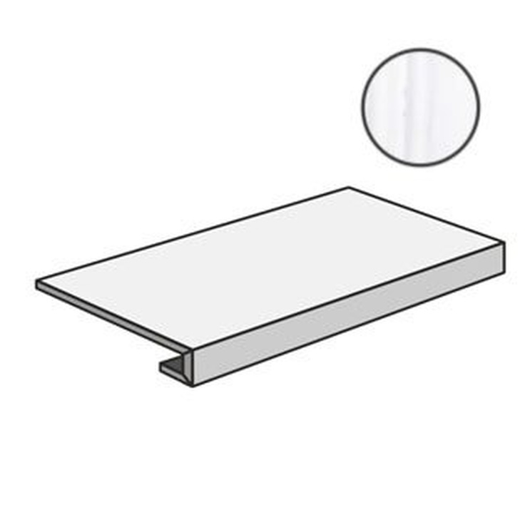 Sant Agostino Themar CSAGRBLA12 Gradone Bianco Lasa 33x120 матовая