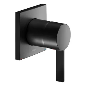 Смеситель Keuco встраиваемый,для душа,однозахватный,без излива,черный мат.59551379502