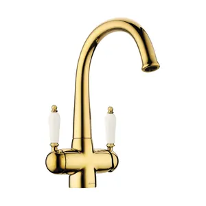 Смеситель для мойки Omoikiri 2-G золото, 4994253