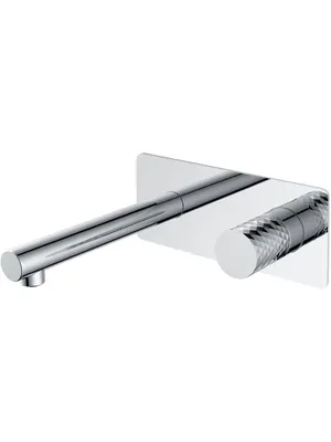 Смеситель Boheme 125-CRCR для раковины, встраиваемый, однозахватный, ручка:diamond, хром