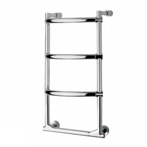 Полотенцесушитель электрический Margaroli Luna 523-4 (640,5х420) хром, 100Вт, 5233604CRNB