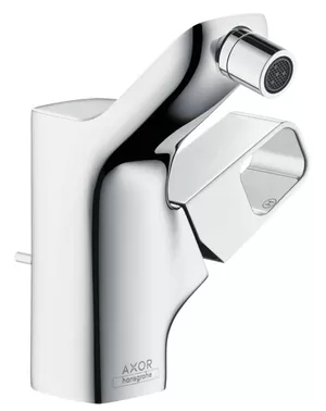Смеситель Axor 11220 для биде однозахватный, донный клапан, излив 104 мм, хром
