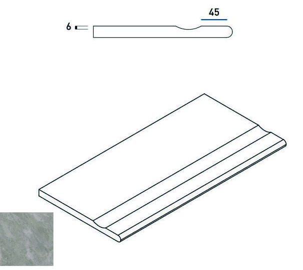 Climb X2 Rock Bordo Svasato Round 60X30 матовая