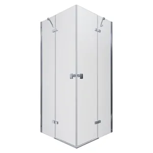 Душевой уголок Triton -Хром (90х90) без поддона, стекло 6 мм прозрачное/профиль хром DK298