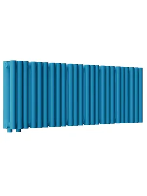 Радиатор стальной Empatiko V LR2 двухтруб 236х952х122 24 сек НЗ.подкл, 1368Вт, Dreamy blue