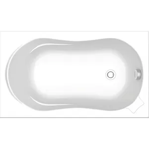 Ванна акриловая BAS 1200х700х460 прямоугольная, без каркаса, без слива-перелива, цвет: белый