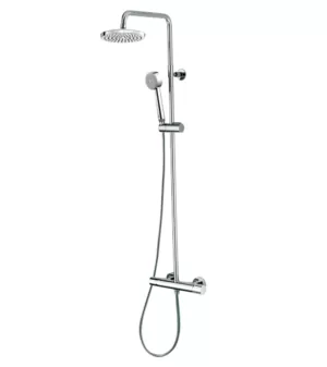 Душевая система Bossini L10052.030 с однозахватным смесителем. верхним и ручным душем, хром