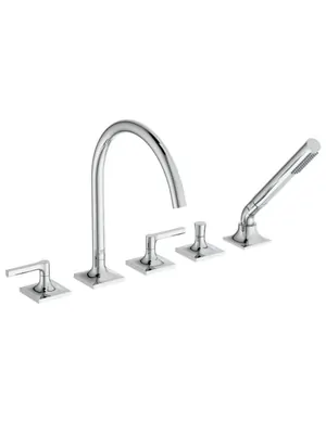 Ideal Standard Смеситель для ванны/душа BD165AA набортный, двухзахватный, хром