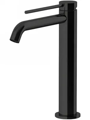 Смеситель GATTONI 9146/91NO для раковины, с донным клапаном, черный мат