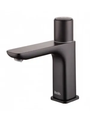 Смеситель Iddis Push Control с кнопочным управлением, черный SLIBLBTi01