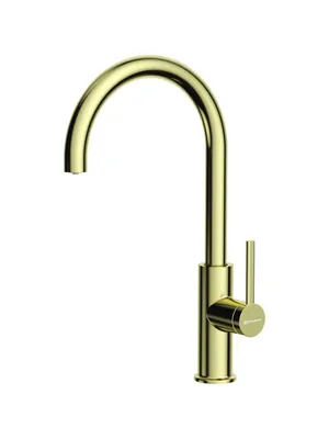 Смеситель для мойки Omoikiri 2 PLUS-LG светлое золото, с краном для питьевой воды 4994552