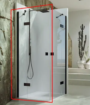 Душевая дверь для уголка HUPPE Pro 1000х2000 левая, профиль цв.RAL/прозрачное AP 7T1303.998.322