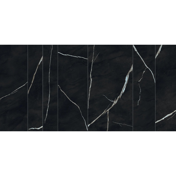 Atlas Concorde Marvel Meraviglia APV9 Black Origin Grid Velvet Ret 59,5x118,2 полуматовая