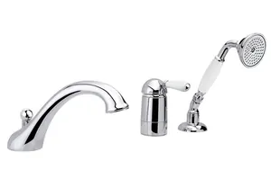 Смеситель Nicolazzi на ванну трехсекционный, хром 3414CR76