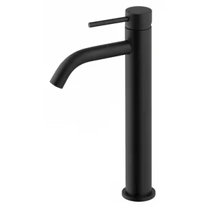 Смеситель для раковины FIMA Carlo Frattini низкий,с донным клапаном черн.мат. F3031/HXSNS