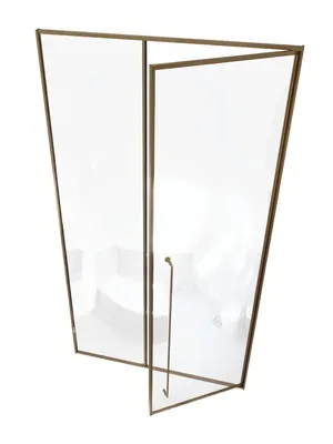 Душевая дверь правая Радомир 1200х2200 стекло 8мм прозрачное/бронза 1-63-4-2-0-356