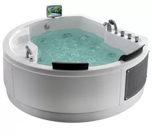 Гидромассажная ванна Gemy G9063 O (1830х1620х830) аэромассаж, LCD TV