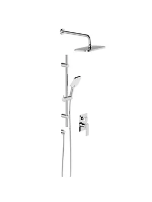 Душевая система Damixa (верхний/ручной душ, смеситель, штанга), хром 953530000