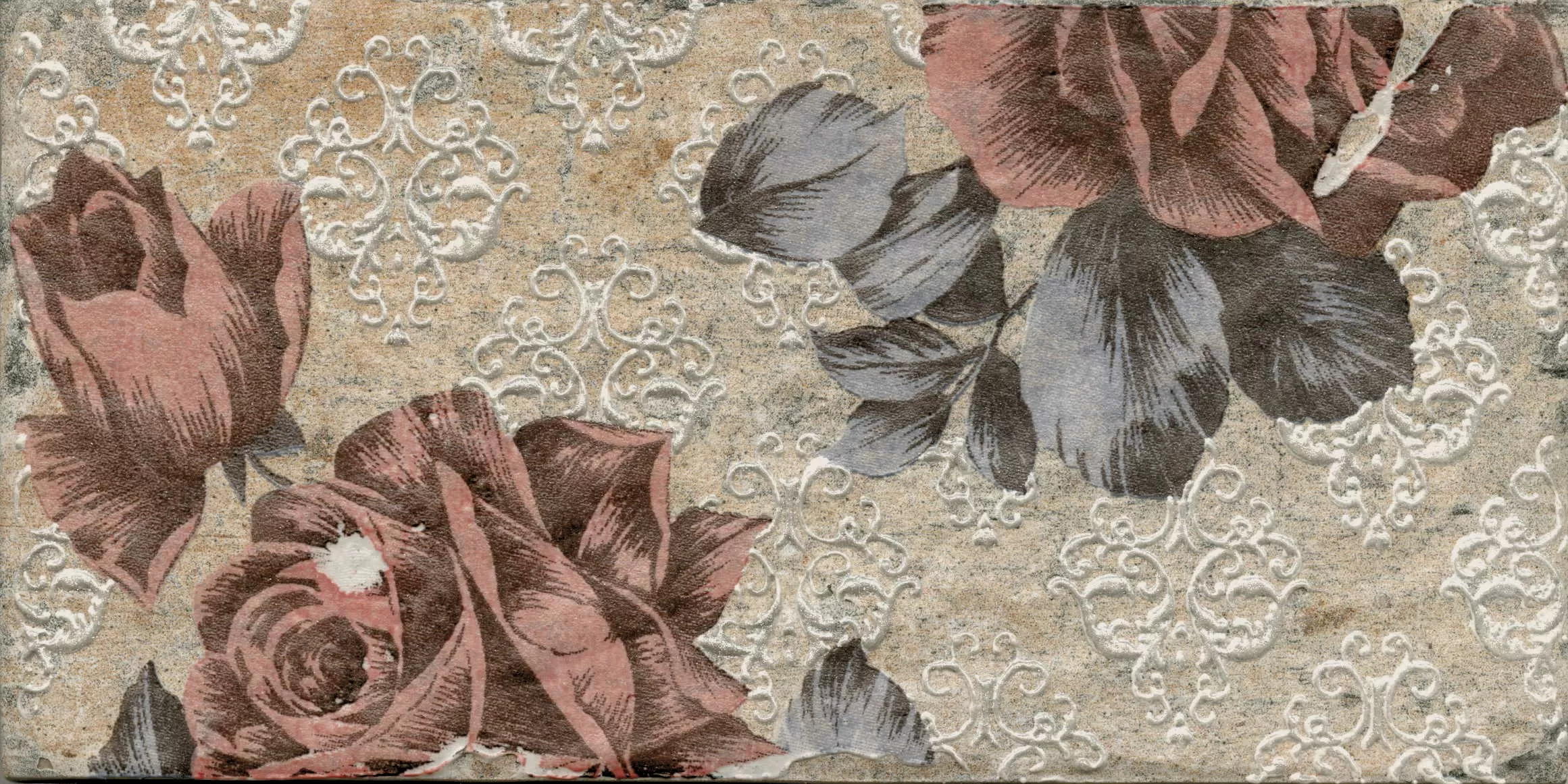 Chicago Inserto Vintage Roses South Side 2 20X10 матовая