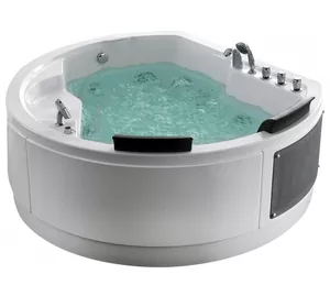 Акриловая ванна Gemy (1830х1620) гидромассажная, с хромотерапией G9063 K