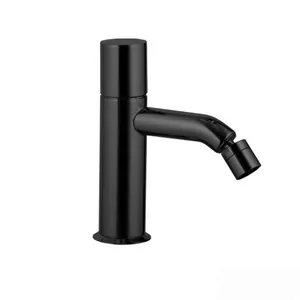 Смеситель для биде Fantini 50P5E908WF однозахватный, без дон. клап., Matt Gun Metal PVD