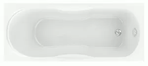 Ванна акриловая BAS 1600х700 прямоугольная, без каркаса, без слива-перелива, цвет: белый