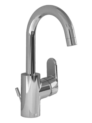 Ideal Standard Смеситель для умывальника B0410AA трубчатый излив, однозахватный, хром