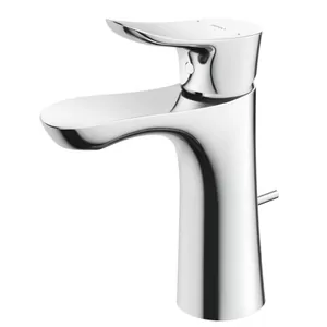 Смеситель для раковины TOTO низкий, со сливным клапаном TLG01301R