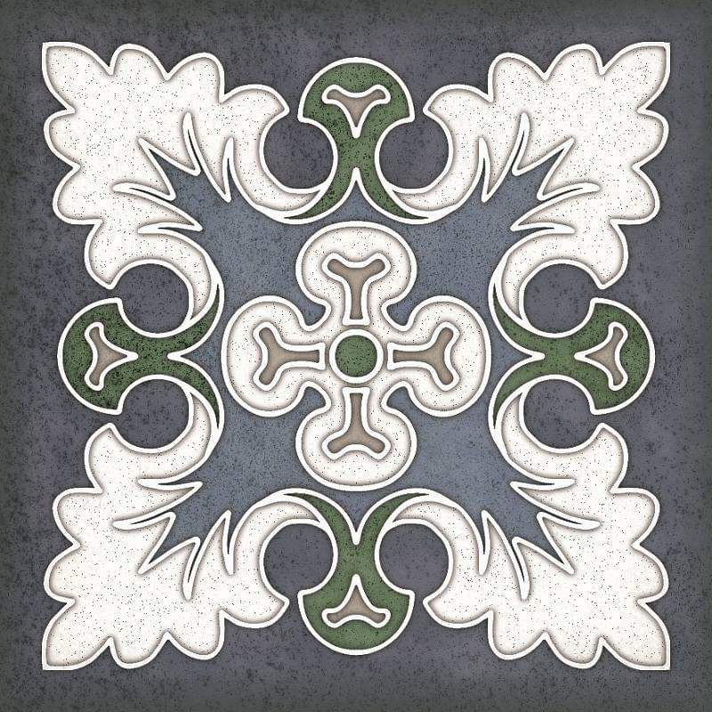 Smalto Decor 1 Blu 15x15 глянцевая
