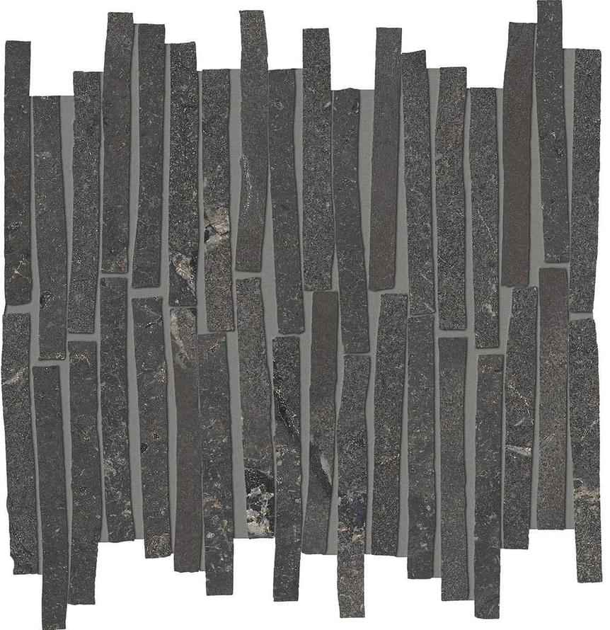 фон Unique Intensity Mosaico Stick Purestone Black 34x35.4