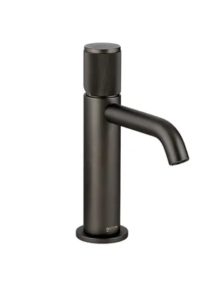 Смеситель GATTONI для раковины, с донным клапаном, антрацит серый 110/22GA