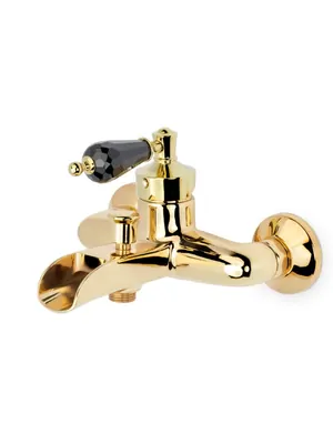 Смеситель Boheme 213-BSW для ванны/душа, настенный, однозахватный, без душ гарнитура, золото