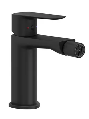 Смеситель для биде RAVAK LF 056.20BL однозахватный, излив 160мм, б/дон. клапана, цвет: черный