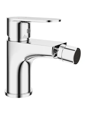 Смеситель для биде Aqueduto BAS0500 однозахватный, низкий излив 77мм, цвет: хром