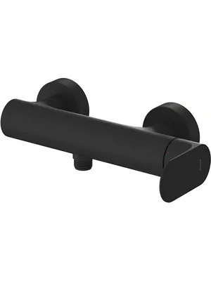 Смеситель для душа RAVAK EL 032.20BLM однозахв, настенный, черный матовый X070294