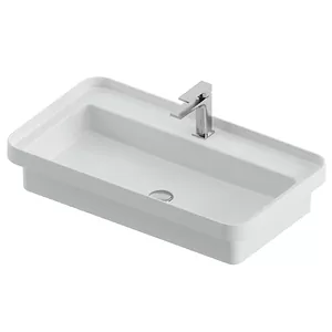 Раковина ArtCeram 800х450 врезная/накладная, белая матовая TFL035 05;00