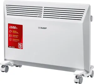 Конвектор ЗУБР КЭМ-1500 электрический (595х400х83) 1,5 кВт, до 20 м2