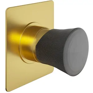 Смеситель для душа Paini однозахватный, встраиваемый, золото брашированное 18PJ690PZ