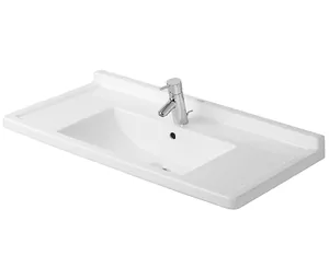 Умывальник DURAVIT 850х485х225 антигряз. покр., отв. под смеситель, перелив 03048000001