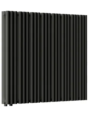 Радиатор стальной Empatiko V LR2 двухтруб 952х536х122 24 сек НЗ.подкл, 2777Вт, Confident Black