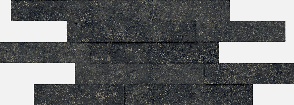 Room Stone Black Brick 3D Satt 78X28 сатинированная