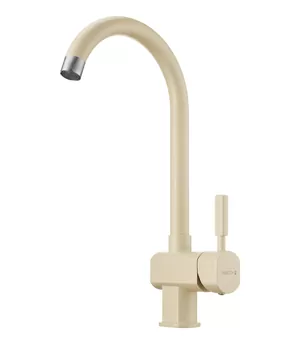 Смеситель AQUATON 1AX003FCXX290 для мойки, однорычажный, цвет: шампань