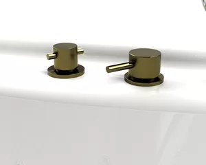 Смеситель на борт ванны Радомир "Мини-BRONZE" бронза