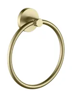 Полотенцедержатель-кольцо Aquatek AQ4112BG настенный, латунь, цвет: золото шлифованное
