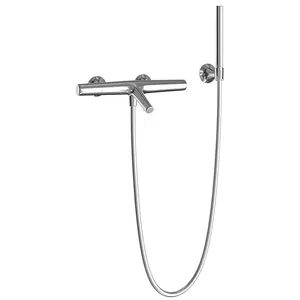 Смеситель для ванны/душа CISAL VID2101021 термостат, душ. гарнитур, короткий излив, хром