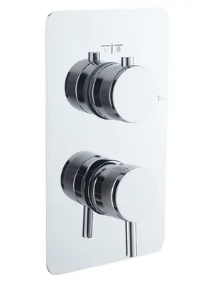 Смеситель Boheme 135-2-CR для душа, встраиваемый, на 2 потребителя, хром