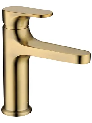 Смеситель Boheme 451-BR для раковины, на 1 отверстие, однозахватный, бронза