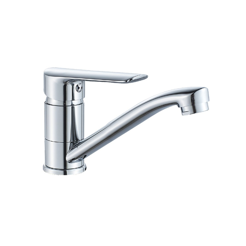 Смеситель для кухни ESKO LG 15 однозахватный, на 1 отверстие, низкий излив, хром