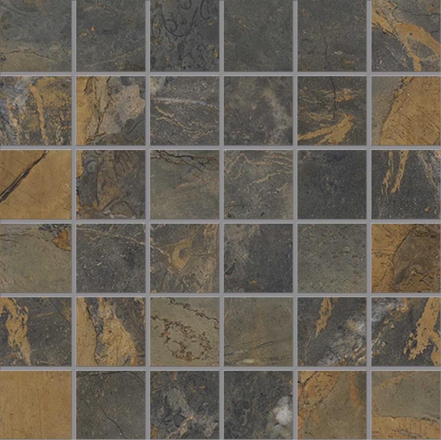 мозаика Tele Di Marmo Reloaded Mosaico 5x5 Fossil Brown Malevich Naturale 30x30